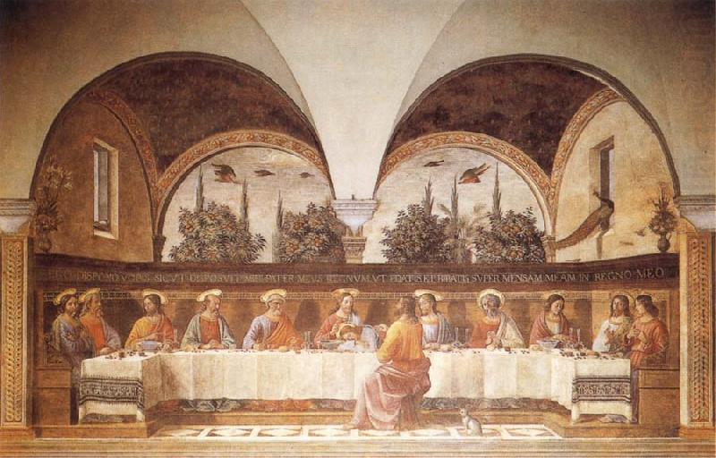 Last Supper, GHIRLANDAIO, Domenico